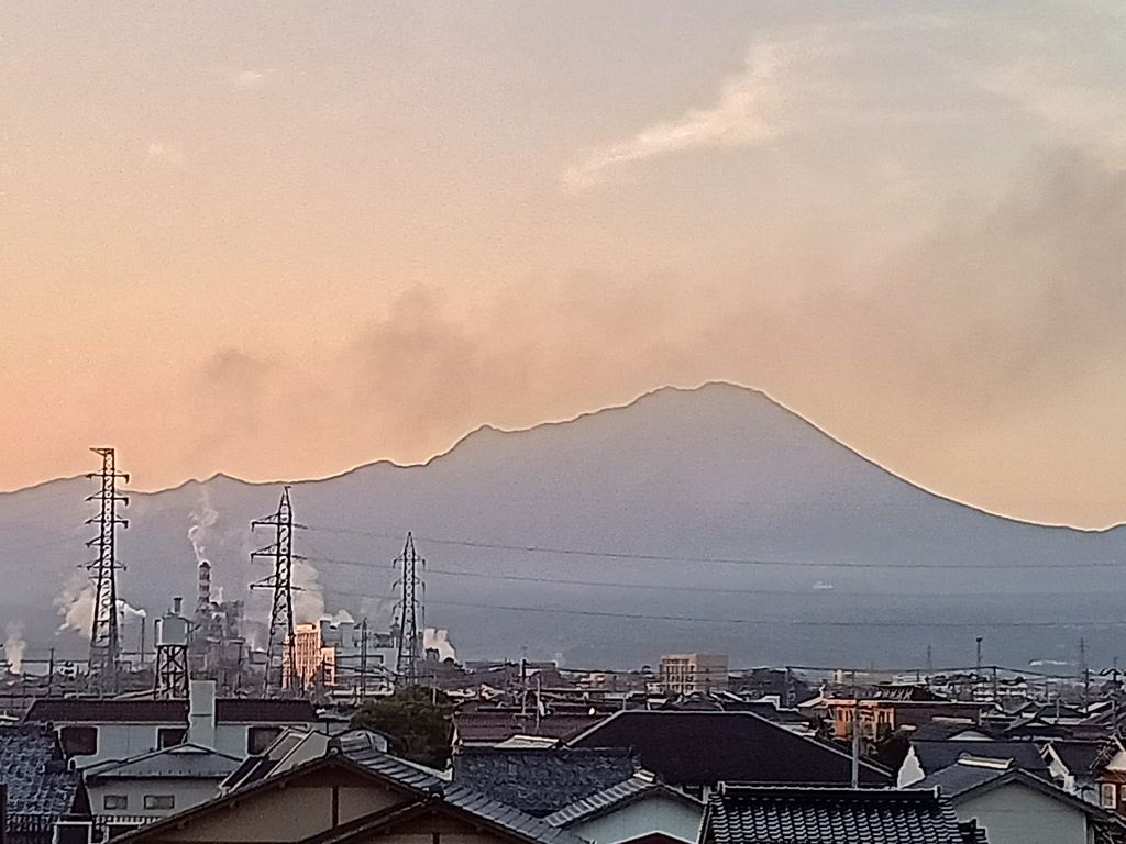 雄大な大山