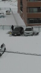 雪かき終了