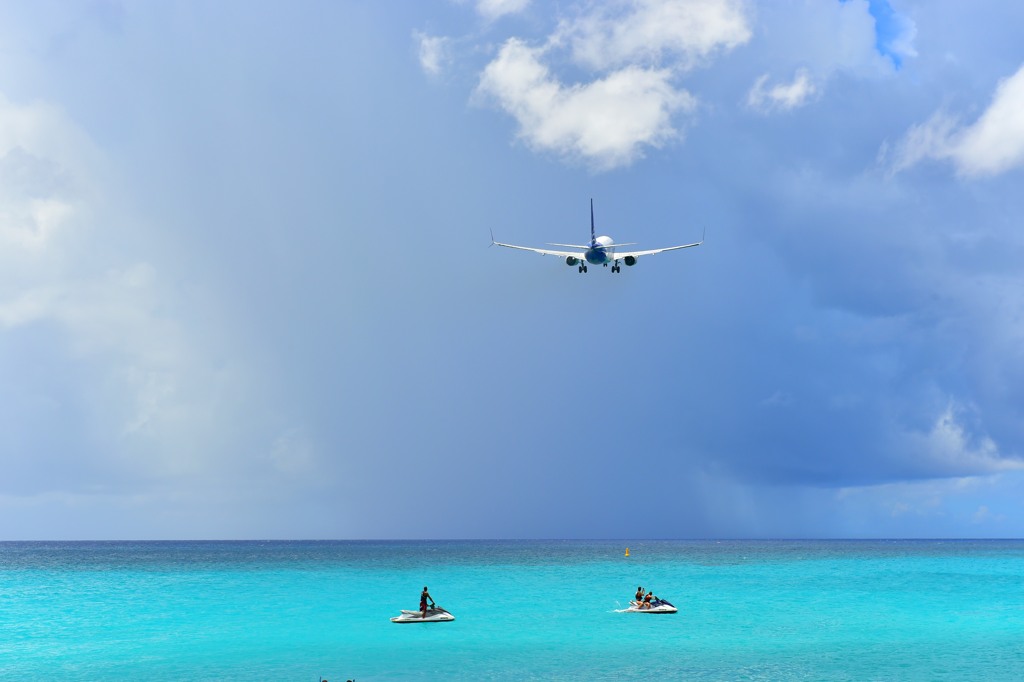 カリブ海を臨む
