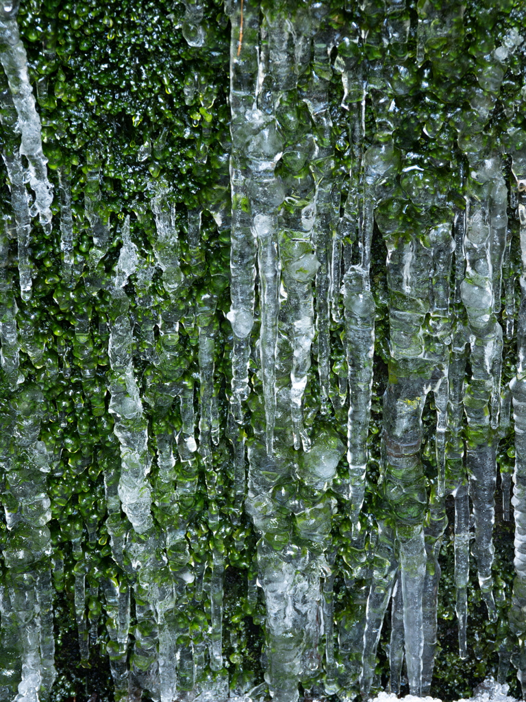 氷柱の壁