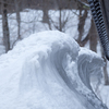 雪の波