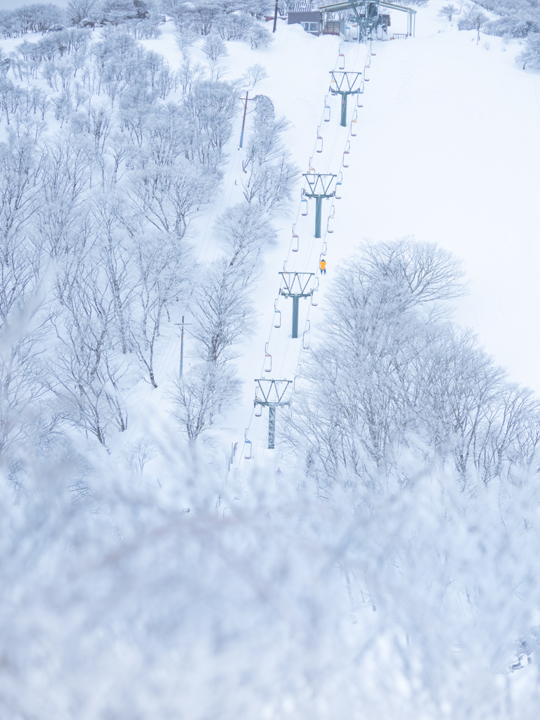 雪のお山へ