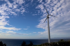 風力発電  北海道上ノ国町