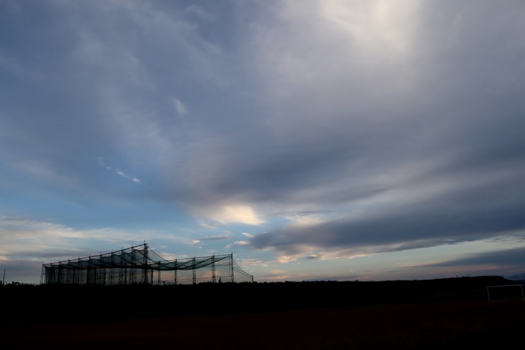 今日の夕空