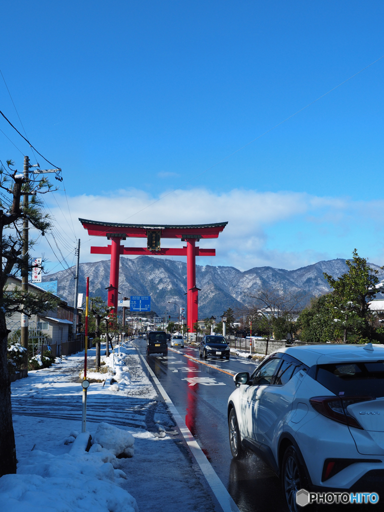 弥彦大鳥居