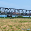 橋梁渡る・各停電車