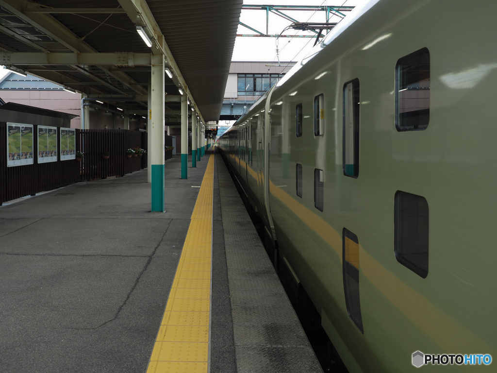 乗客は新潟市内観光へ