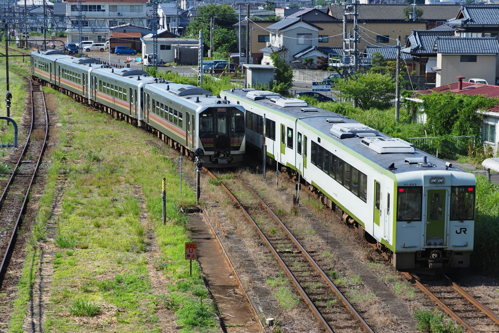 気動車 -キハ110系とGV-E400系-