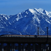 冠雪の粟ケ岳