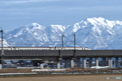 雪山をバックで少～し流し！