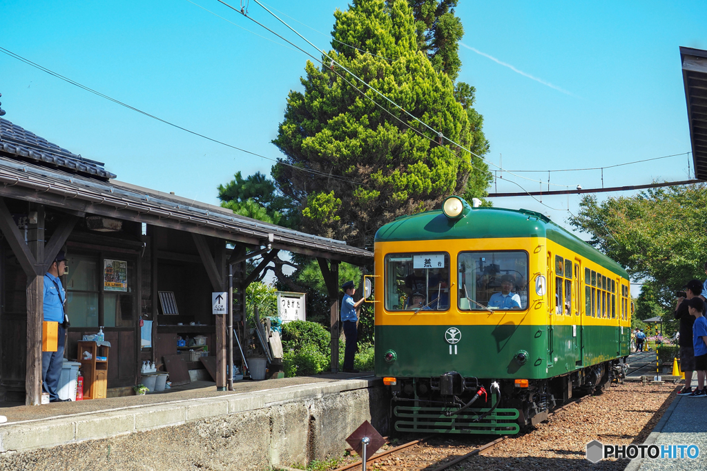 月潟駅到着