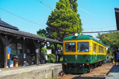 月潟駅到着