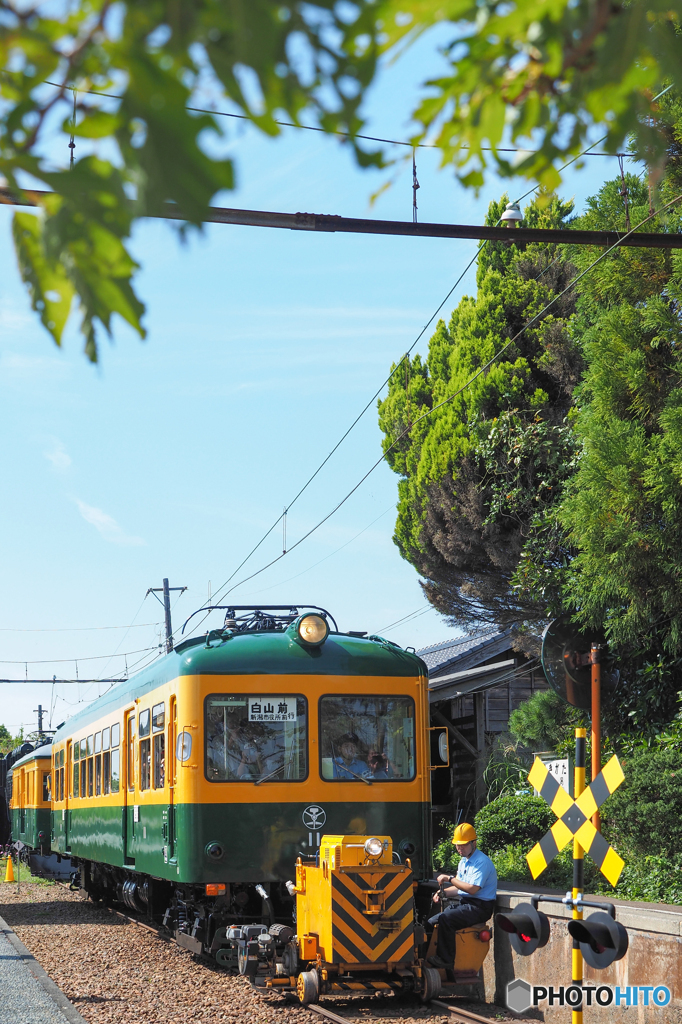 白山前行き発車