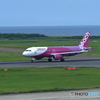 PEACH機 滑走
