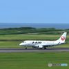 J-AIR機 着陸