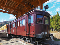 モハ1号 県内最古の木造電車