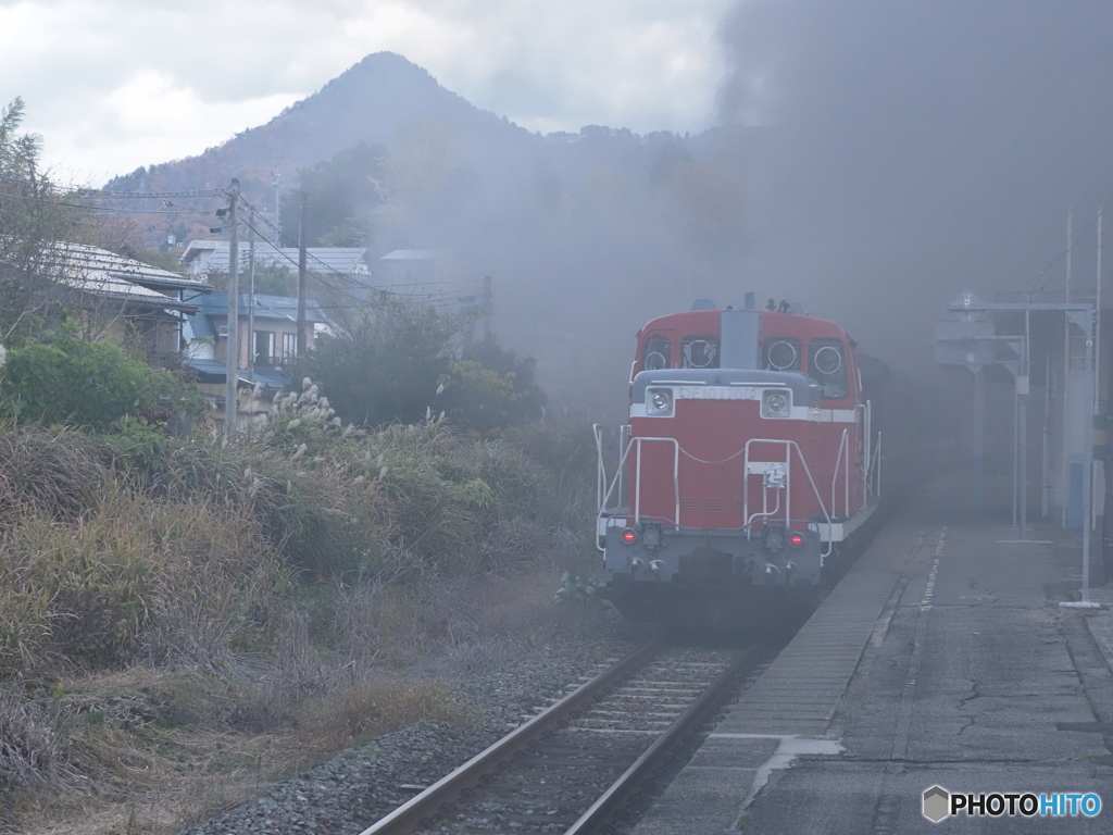 黒煙けむる・DLの後方運転