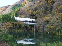 白煙を水面に！