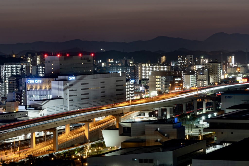 八幡西区からの夜景