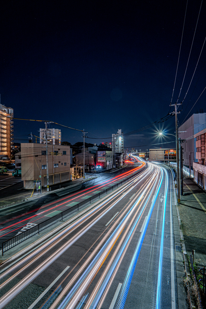 光の光跡