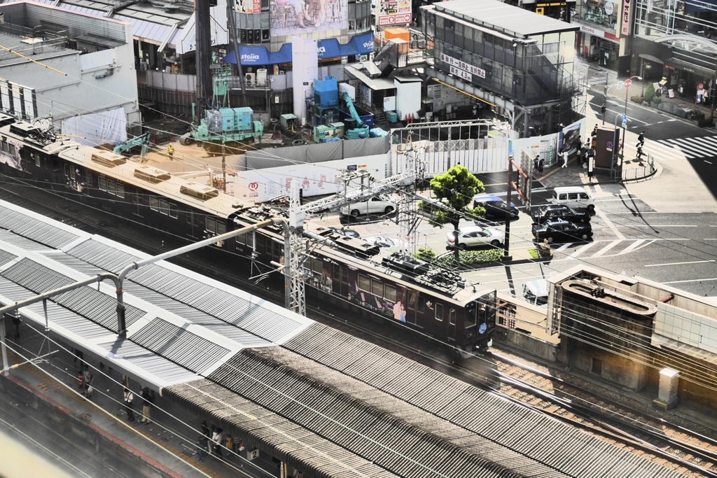 阪急　ラッピング車