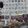阪急電車と線路