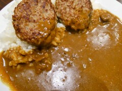 CoCo壱番屋ハンバーグビーフカレー