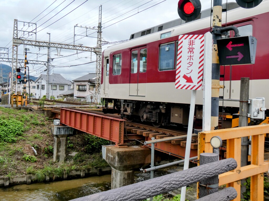 近鉄の踏切