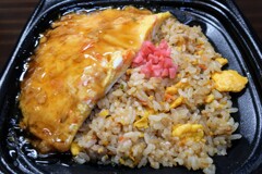 醤油あんの天津チャーハン