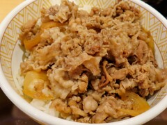 牛丼、並盛り