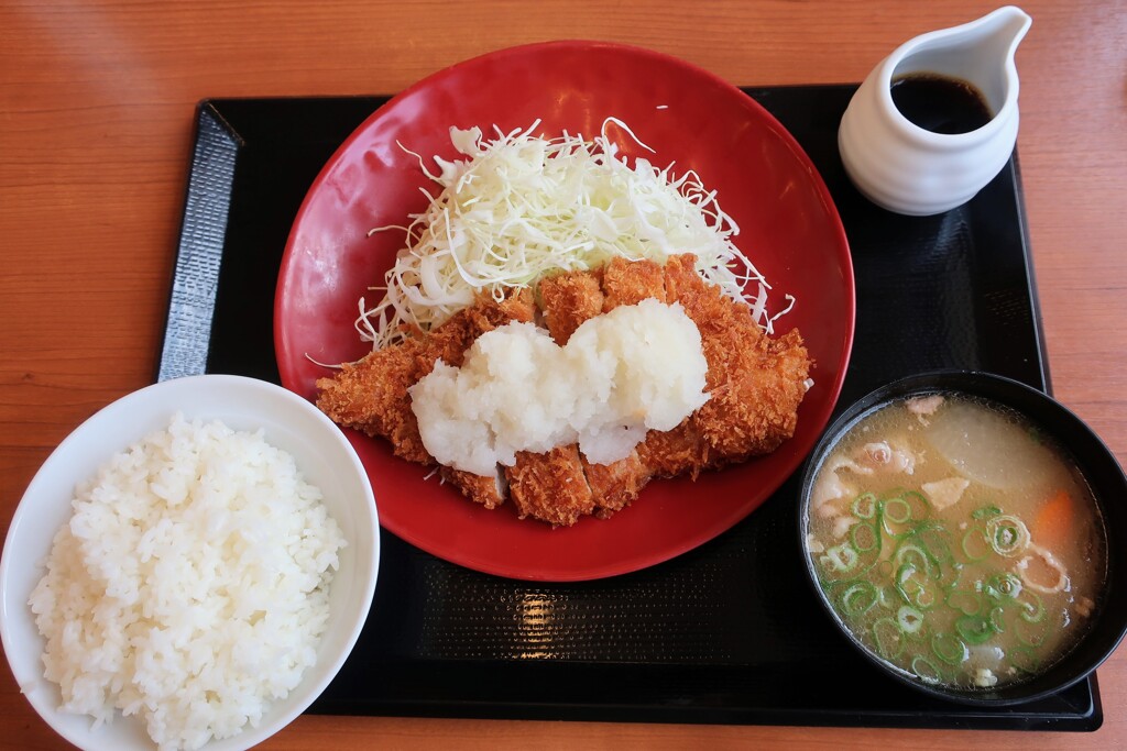 おろしカツ定食