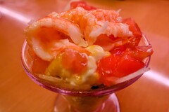 えびのカルパッチョ風サラダパフェ