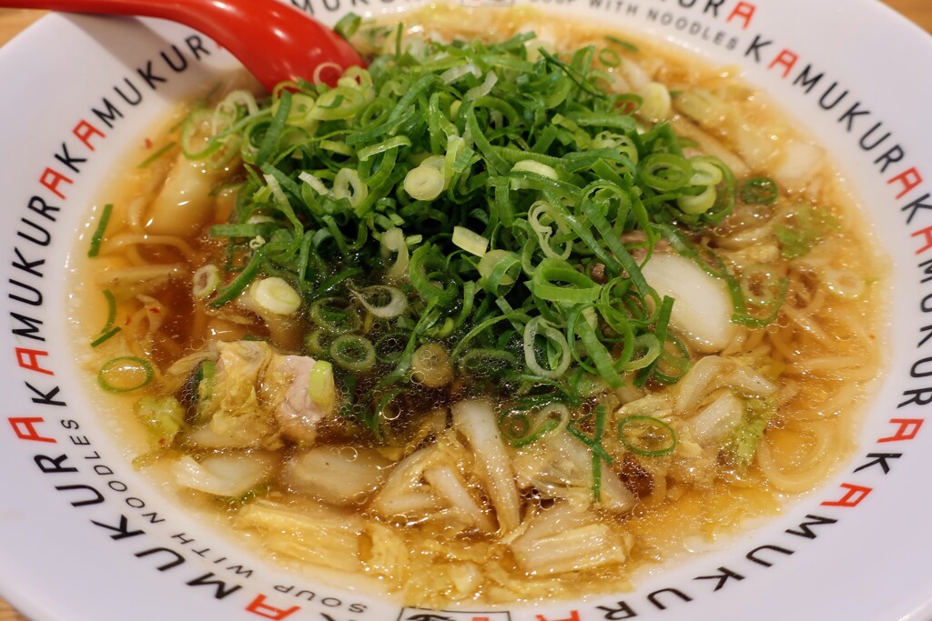 ネギトッピングラーメン