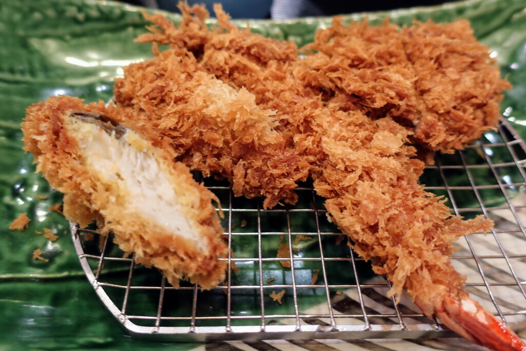 エビフライとヒレカツ