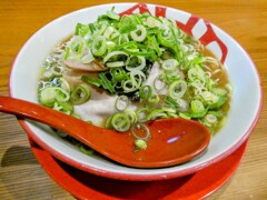 ネギの多いラーメン