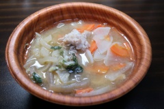 1/3日分の野菜が摂れる具だくさん豚汁