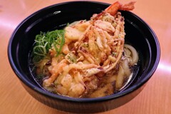 えび天かき揚げうどん