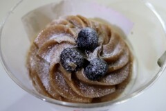 大人のモンブラン、台湾カステラ風