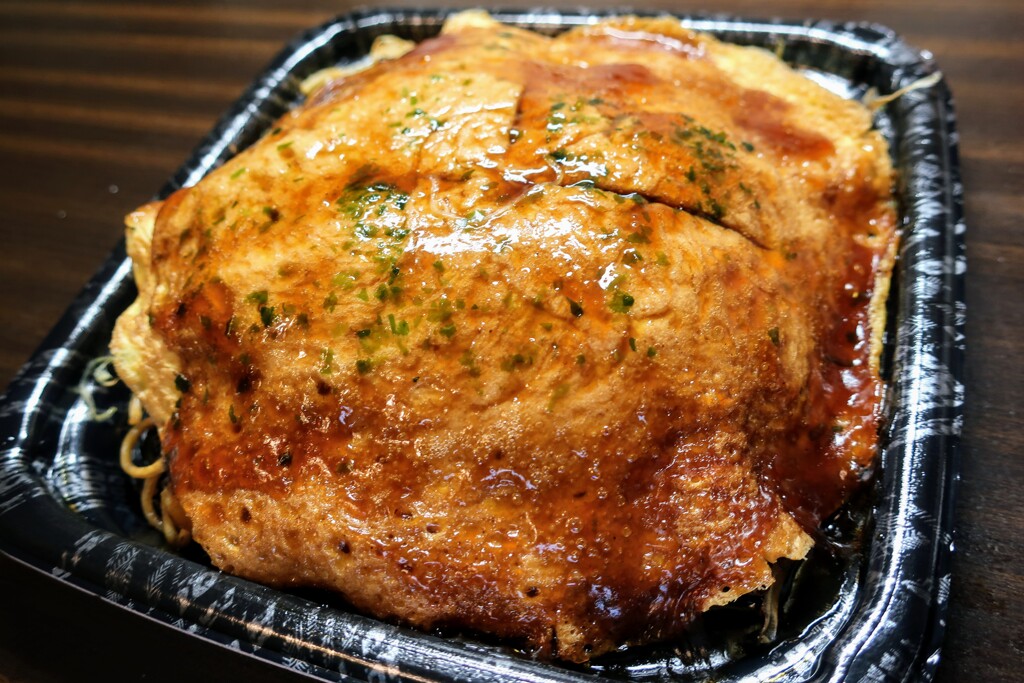 みっちゃん総本店監修広島流お好み焼、そば肉玉子