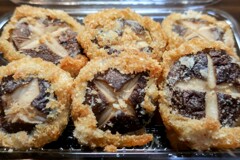 椎茸エビ詰めフライ