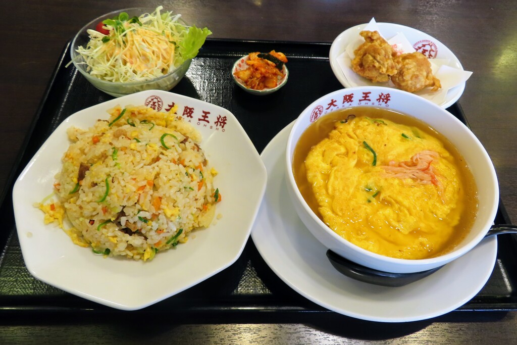 大阪王将ラーメン炒飯セット