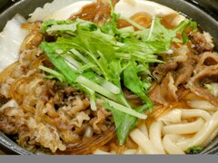 すき鍋定食のすき鍋