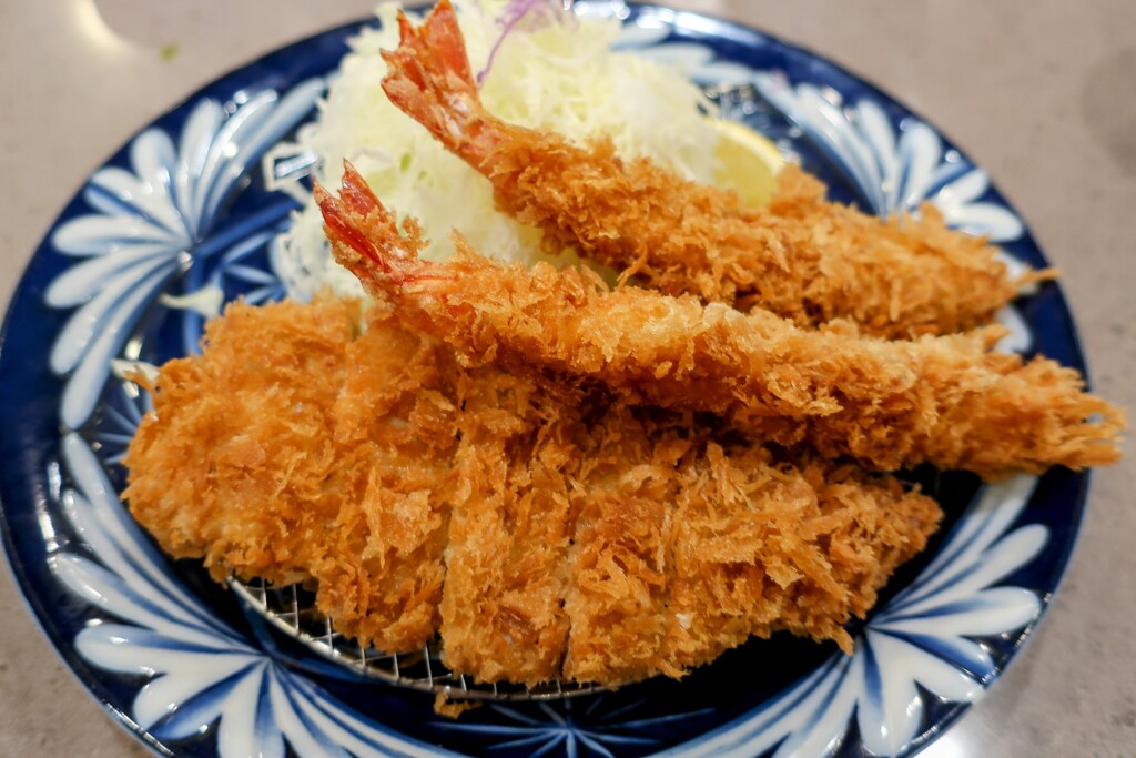 とんかつエビフライ