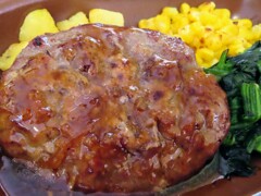 サイゼリヤ、ランチハンバーグ