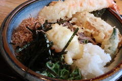 えび天ちくわ天そば