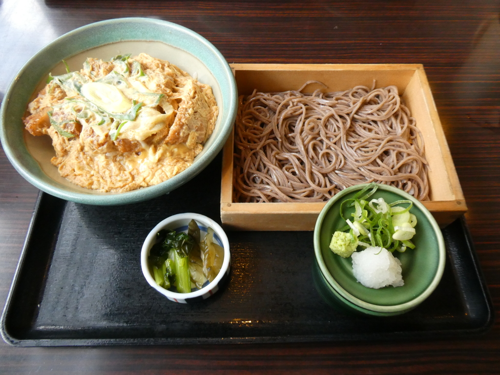 かつ丼蕎麦定食