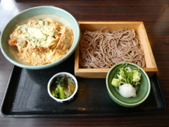 かつ丼蕎麦定食