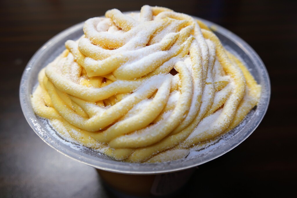 北海道かぼちゃのモンブランプリン