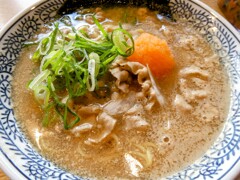 丸源ラーメンの肉そば