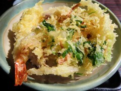 かき揚げえび天丼
